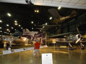 Inside the USAF Museum near Dayton, OH